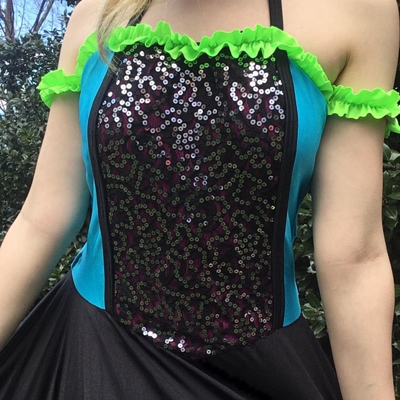 Can Can Contemporary Dance Costume - Picture 4 of 8